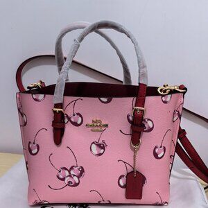 Coach Mollie Tote Bag 25 With Cherry Print Product Details